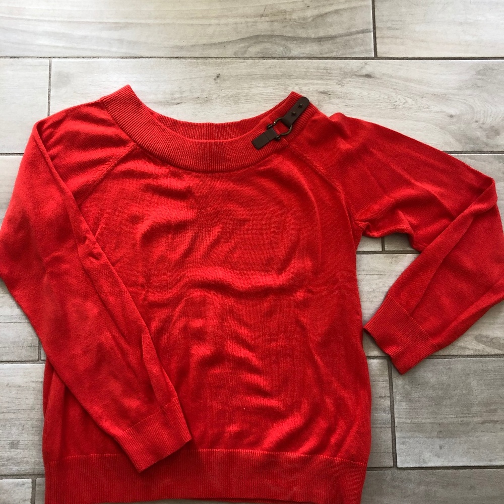 ***WOMENS LAUREN RALPH LAUREN ORANGE SWEATER***
